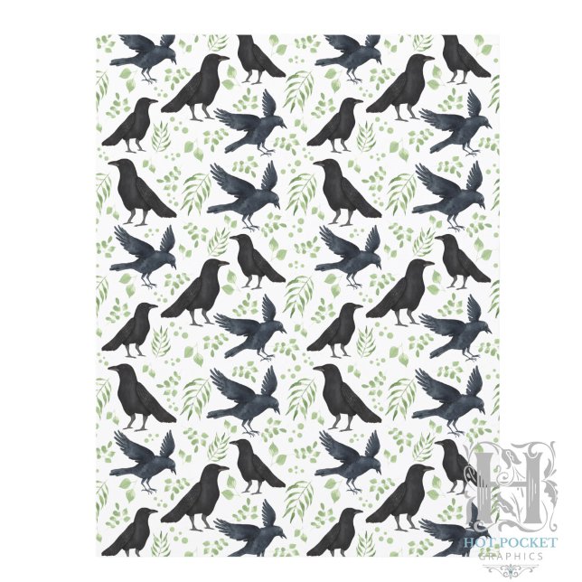 Raven Scrapbook Papier in Wit (Creator heeft geüpload)