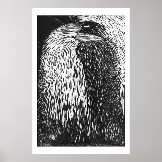 Raven Shadow Self Art Print (Voorkant)