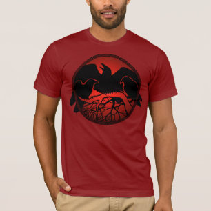 Raven Shirten Raven Cool Crow Wild Bird T shirt