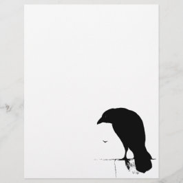 Raven Silhouette - Gothic Ravens & Crows