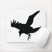 Raven Silhouette Muismat (Met muis)