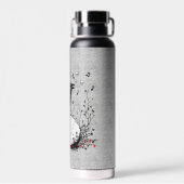 Raven Sings Song Death on Skull Waterfles (Achterkant)