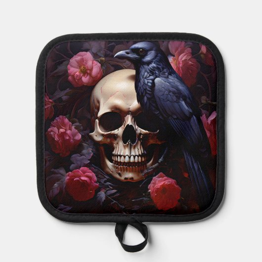 Raven Skull en Rozen Pannenlap (Voorkant)