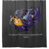 Raven Sky Folklore Douchegordijn (Voorkant)