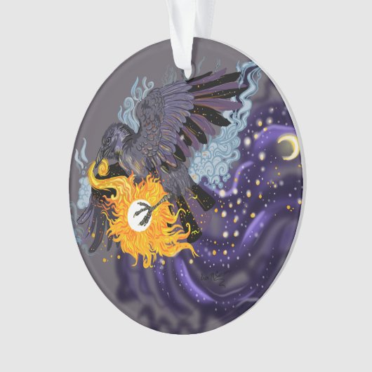 Raven Sky Folklore Ornament (voorkant)