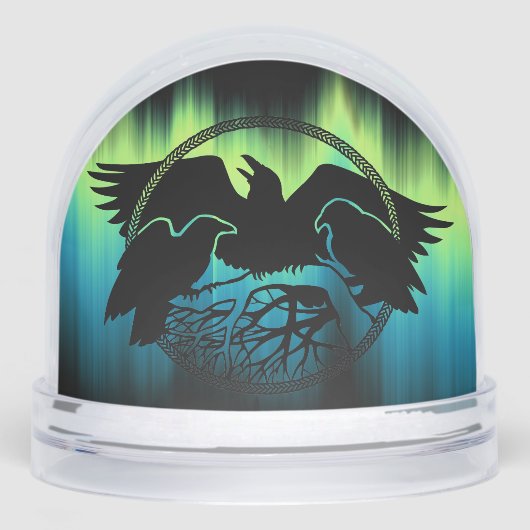 Raven Snow Globe Personalized Raven Snow Globes (Avant)