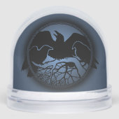 Raven Snow Globe Personalized Raven Snow Globes (Avant)