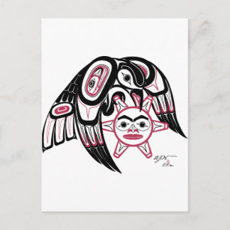 Raven Stealing the Sun Briefkaart