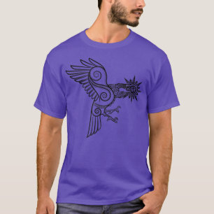 Raven Stealing the Sun Light Native American Mytho T-shirt