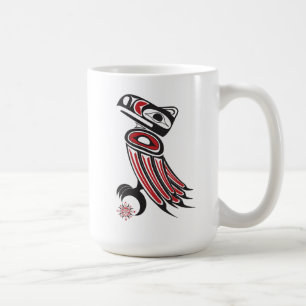 Raven steelt de zon koffiemok