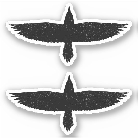 Raven stickers (Voorkant)