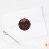 Raven Stickers Native Wildlife Raven Art Stickers (Envelop)