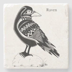 Raven Stone Onderzetter