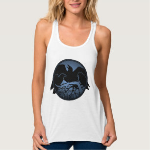 Raven-Tanktop Native Raven Art Lady's top
