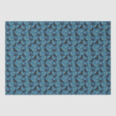 Raven Tissuepapier in Blauw (Voorkant)