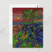 Raven Tree Briefkaart (Voorkant / Achterkant)