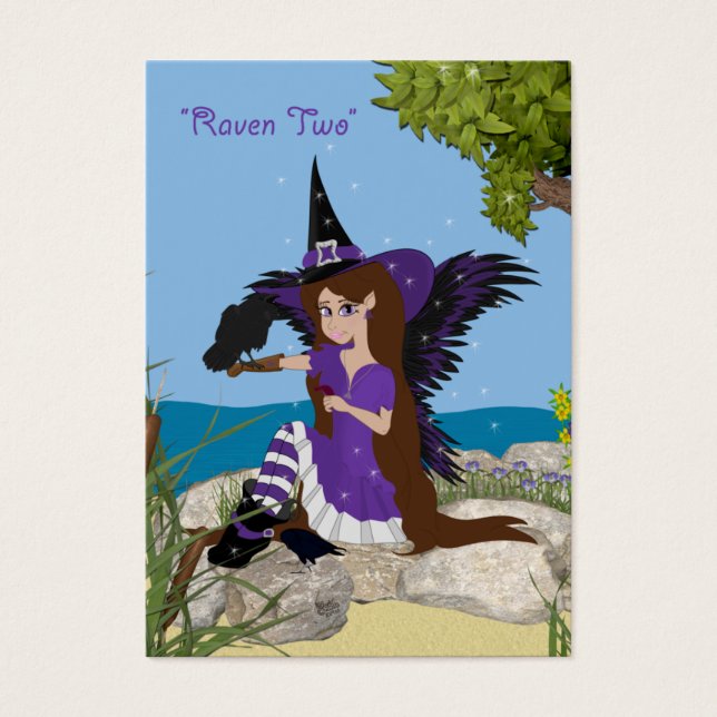 Raven Two ACEO Trading Card (Devant)