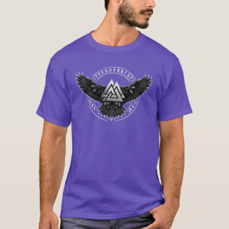 Raven Valknut Viking T-shirt