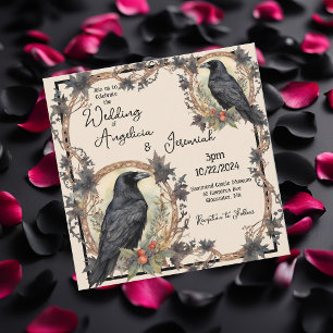 Raven Wedding Kaart