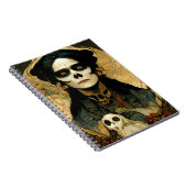 Raven Witch 2 Fantasy Horror Gothic Gothic Notitieboek (Rechterzijde)