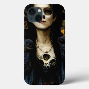 Raven Witch 3 Fantasy Horror Gothic Gothic iPhone 13 Hoesje
