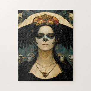 Raven Witch 4 Fantasy Horror Gothic Gothic Legpuzzel