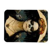 Raven Witch 4 Fantasy Horror Gothic Gothic Magneet (Horizontaal)