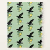 Raven with Yellow Rose Planner (Achterkant)