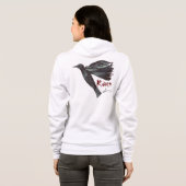 Raven Woman's Hoodie (Achterkant volledig)