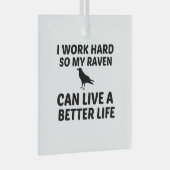RAVEN WORK BETTER LIFE GLAS ORNAMENT (Voorkant Rechts)