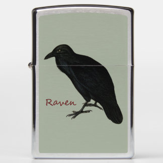 Raven Zippo Lighter