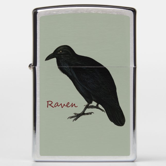 Raven Zippo Lighter (Voorkant)