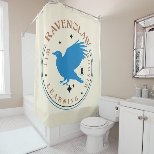 RAVENCLAW™ Blue Eagle House Pride Badge Douchegordijn (In situ)