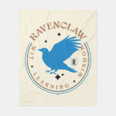 RAVENCLAW™ Blue Eagle House Pride Badge Fleece Deken (Voorkant)