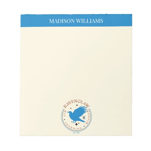 RAVENCLAW™ Blue Eagle House Pride Badge Notitieblok (Voorkant)