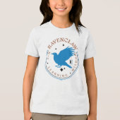 RAVENCLAW™ Blue Eagle House Pride Badge Tri-Blend Shirt (Voorkant)