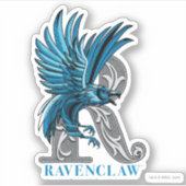 RAVENCLAW™ Crosshatched Embleem Sticker (Voorkant)