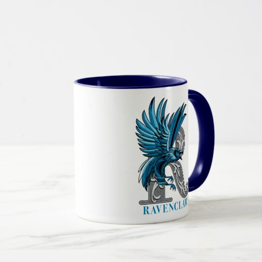 RAVENCLAW™ Crosshatched Emblem Mok (Voorkant rechts)