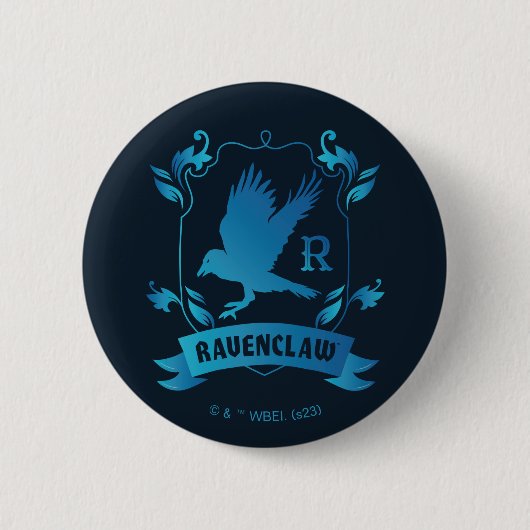 RAVENCLAW™ House Crest Ronde Button 5,7 Cm (Voorkant)