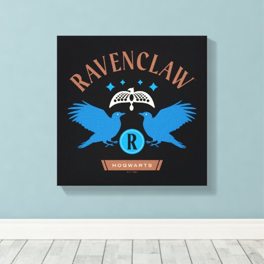 RAVENCLAW™ House Double Eagle Diadeem Graphic Canvas Afdruk (Insitu (Houten vloer))