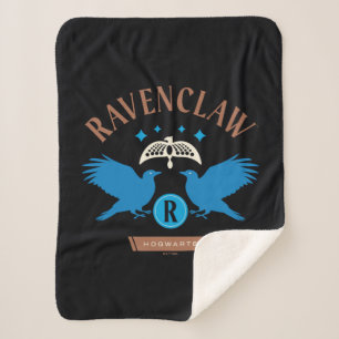 RAVENCLAW™ Huis Dubbele Adelaar Diadeem Grafiek Sherpa Deken