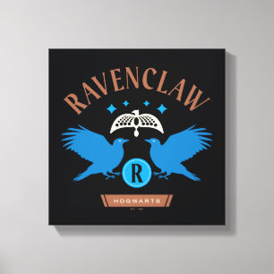 RAVENCLAW™ Huis Dubbele Adelaar Diadeem Grafisch Canvas Afdruk