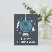 RAVENCLAW™ Kerstbal Grafisch Feestdagenkaart (Staand voorkant)