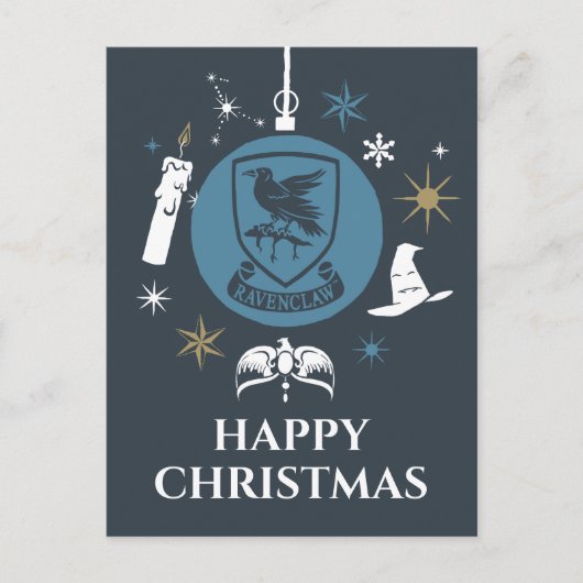 RAVENCLAW™ Kerstbal Grafisch Feestdagenkaart (Voorkant)