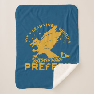 RAVENCLAW™ Prefect Badge Sherpa Deken