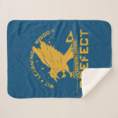 RAVENCLAW™ Prefect-badge Sherpa Deken (Voorkant (horizontaal))
