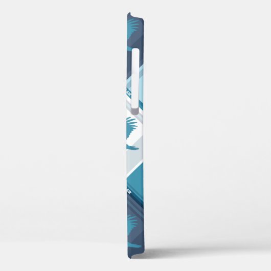 RAVENCLAW™ Tartan Patroon Case-Mate iPhone Case (Achterkant / Links)