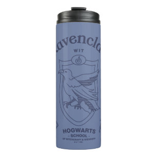 RAVENCLAW™ Wit Leercrestsymbool Wijsheid Thermosbeker
