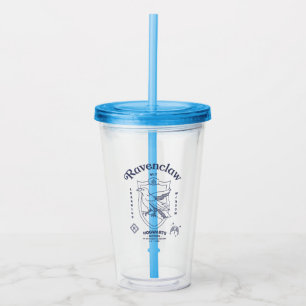 RAVENCLAW™ Wit Leerwijs Crest Acryl Drinkbeker