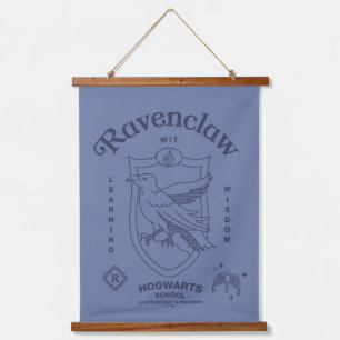 RAVENCLAW™ Witte Leercrest met Wijsheid Hangend Wandkleed